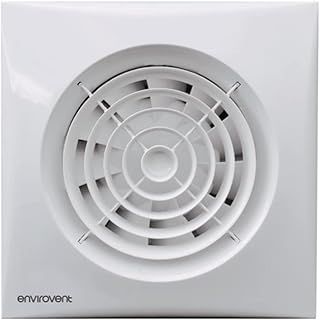 SIL100 Silent-100 Axial Silent Extractor Fan Axial 100 mm / 4 Inch Timer Model (White)