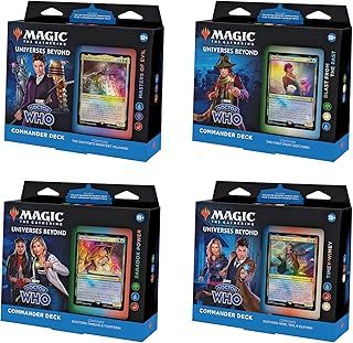 Magic: The Gathering - Doctor who Commander Deck display (4 decks)