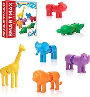 SMARTMAX - My First Safari Animals, Magnetic Discovery Play Set, 18 pieces, 1-5 Years