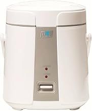 Small M4Y Rice Cooker and Steamer 0.4 Litre for 1-4 People - With Steamer Attachment, Keep Warm Function, Premium Inner Pot, Spatula & Measuring Cup, Perfect Rice Every time