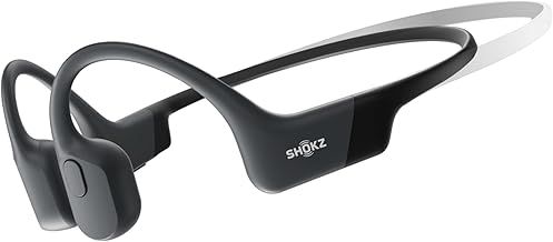 SHOKZ OpenRun Mini Bone Conduction Headphones, Open-Ear Bluetooth Sports Earphones with Mic, IP67 Waterproof Wireless Headset for Running, Workout, 8H Playtime Sport Headband