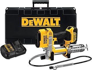 DEWALT DCGG571M1-GB DCGG571M1 18V XR Cordless li-ion Grease Gun (1 x 4Ah Battery), Multi