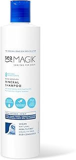 Sea Magik - Salicylic Acid Shampoo, Scalp & Psoriasis Treatment, Anti Dandruff, Antibacterial Folliculitis Shampoo with Piroctone Olamine & Minerals - Organic, Vegan and Cruelty Free (300ml)