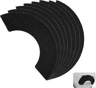 8 Pack Activated Carbon Filters Compatible with Litter-Robot 4, Pre-Cut Cat Litter Box Filter Replacement Filters to Absorb Odors & Controls Moisture