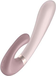Satisfyer Heat Wave Connect App Rabbit Vibrator | Bluetooth Bunny Vibrator for Women | with Warming Function & App Control | Vibrating Stimulation | Medical-Grade Silicone | 20 cm | Purple