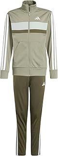adidas Unisex Kids Seasonal Essentials Tiberio 3 Stripes Tricot Tracksuit TRACKSUIT