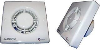 Manrose XF100T 2 to 20min Extractor Fan Timer 4" Bathroom Toilet 3 Year Warranty