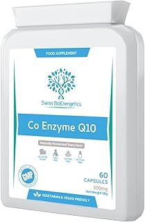 Co Enzyme Q10 CoQ10 300mg 60 Capsules - Superior Naturally Fermented Trans Form