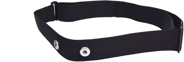chintell Heart Rate Monitor Chest Strap Replacement for H10 Polar H9 H7, Adjustable HRM Soft Replacement Chest Strap Compatible with Heart Rate Sensor (Black)