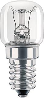 Philips 25SESOVEN 25 W SES E14 Small Screw Cap Pygmy Lamps, Glass, Clear