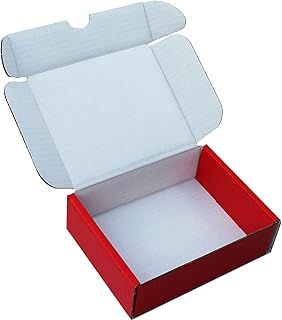 22 x Deal Or No Deal Game Red Boxes 17.5cm x 14cm x 6cm, 7" x 5.5" x 2.25" inch, 175mm x 140mm x 60mm Shipping Mailing Box