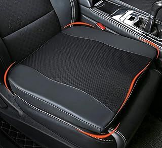 Car Seat Cushion, Comfort Memory Foam Car Cushions for Driving - Sciatica & Lower Back Pain Relief, Driver Seat Pillow for Vehicles, Office Chair, Wheelchair - Black