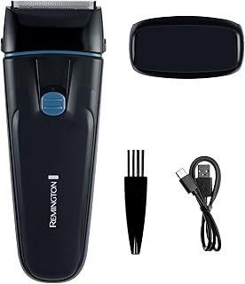 Remington Mens Electric Foil Shaver F1 (Pop-up Trimmer, 30 min Usage, Removable, Washable Blades, Cordless Usage, USB-C Charging, 100% Waterproof) F1000