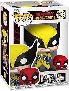 Funko Pop! & Buddy: Deadpool & Wolverine - Wolverine with Babypool - Collectable Vinyl Figure - Gift Idea - Official Merchandise - Toys for Kids & Adults - Model Figure for Collectors and Display