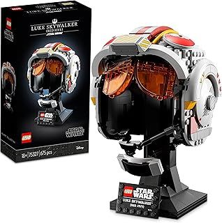 LEGO Star Wars Luke Skywalker (Red Five) Helmet 75327 Fun, Creative Building Kit for Adults; Collectible, Brick-Built Star Wars Memorabilia for Display (675 Pieces)