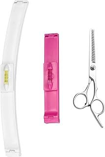 Hair Cutting Tool, 3pcs Hair Scissors Hair Cutting Clip, Professional Home DIY Hair Styling Kit Split End Trimmer for Kids Women Layers Bangs, Bobs, Trims Split Ends