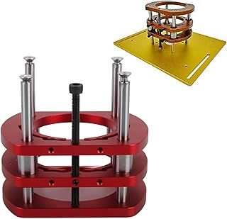 Router Lift, Metal Router Lift System Kit Router Table Saw Insert Plate Base for Small Trimming Machines