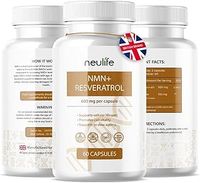 NAD+ Resveratrol 600mg- Advanced Formula Helps to Boost NAD Levels,Vital Support Immune Health-60 Capsules