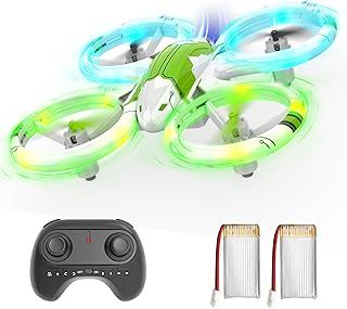 BEZGAR HQ051S Drone for Kids - Mini RC Drones with Upgraded LED Lighting Effect, 3D Flip and Headless Mode, Quadcopter for Beginners, Easy to fly Gift Toy for Boys Girls and Adults