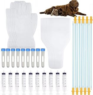 10 Set Canine Breeding Kit,Dog Breeding Supplies,Pet Artificial Insemination Kit,Dog Breeding Kit for Small and Medium Pets