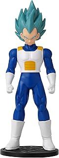 Dragon Ball Flash Series Super Saiyan Blue Vegeta Anime Figure | 4'' Tall SS Blue Vegeta Action Figure | Dragon Ball Super Anime Merch Contains Collectible Coin | Dragon Ball Manga and Anime