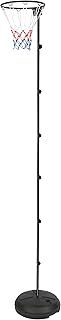 Netball Hoop and Post - Portable and Adjustable Stand and Net Set Suitable for Training Adults and Children, Full Size Regulation Hoop Height and Size