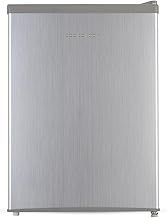 MFR67SS Small Table Top Mini Fridge in Silver - 67 Litre Capacity - For Counter Tops - Reversible Door - Adjustable Temperature Control & Legs - With Chiller Box