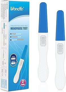 Menopause Test Kit for Women Perimenopause Test Kit 2 Tests FSH Hormone Testing Kit at Home Self Testing Fast Result in 10mins