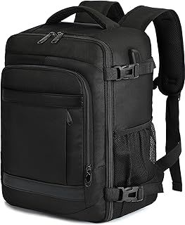 Cabin Bags 40x20x25 for Ryanair Underseat Travel Backpack Hand Luggage Carry-ons Bag Cabin Size 20L for Airplanes Flight Ruscksack Black