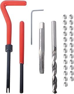 DAYUAN Thread Repair Kit M6x1.0mm Helicoil Restoring Thread Repair Tools Wire Insert Kit Compatible Hand Tool Set for Auto Repairing