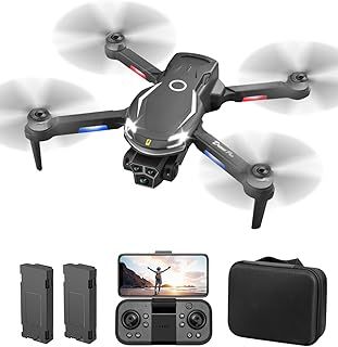Drone with Camera for Kids Adults, Modular Batteries, 1080P HD Foldable RC Quadcopter for Boys with Brushless Motor, Drone for Beginners with Headless Mode, Toys Gifts for Boys Girls Christmas