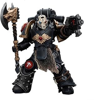 HiPlay JoyToy Warhammer The Horus Heresy Collectible Figure: Space Wolves Deathsworn Pack Deathsworn 4, 1:18 Scale Action Figures JT6113
