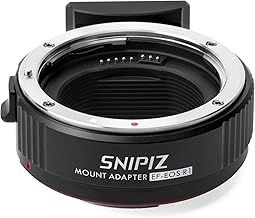 SNIPIZ EF-EOS R1 Lens Adapter Auto-Focus Lens Mount Converter Ring Adapter Compatible with Canon EF/EF-S Series Lens to EOS R, RP, R3, R5, R6, R6II, R7, R8, R10, R50, R100 Cameras