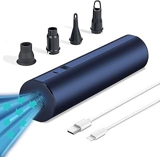 Electric Air Pump Paddling Pool 2×2000mAh Cordless Pump for Inflatables Quick Inflate/Deflate Rechargeable Battery Pump for Airbed Camp Mattress Air Chair Sofa Kids Pool Swimming Ring