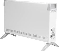 Dimplex Freestanding and wall mountable Convector with electronic thermostat Plus 7 day timer, White/Grey, 3 kW