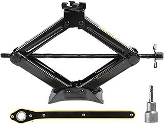 LEADSTAND Scissor Jack is 2tons Labor-saving Design, Thickened Steel Plate. It Can Be Used With Electric Drill, Suitable for Cars and SUV