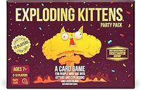 Exploding Kittens Party-Pack - 2-10 Players - Ages 7+ - 15 Minutes to Play - Party-Sized High-Stakes Card Game, Family Game Night, Fun for Kids and Adults