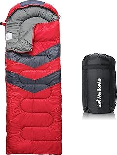 MalloMe Sleeping Bags for Adults & Kids Sleeping Bag 3-4 Season - Ultralight Backpacking Sleeping Bag Cold Weather & Warm, Lightweight Compact, Single Adult Girls Boys Winter Sleep Camping Accessories