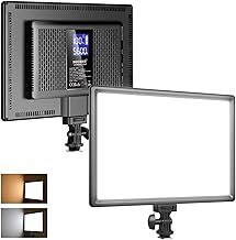 Neewer 192 LED Video Light Panel, 20W Ultra Thin Bi Color Dimmable DSLR Camera Soft Light with 8000mAh Built in Lithium Battery, 3200-5600K CRI97+ for Photography Video Recording Live Streaming