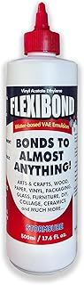Flexibond PVA/VAE Extra Strong Arts & Crafts Glue - Transparent, Flexible, Non-Toxic, Dries Clear - Ideal for Paper, Card, Wood, Ceramics, Glass, Stone