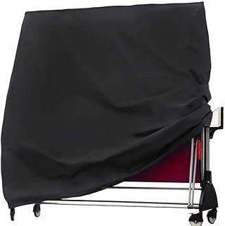 Table Tennis Table Cover,165×70×185cm Table Tennis Storage Cover, Ping Pong Table Protective Outdoor Waterproof Cover