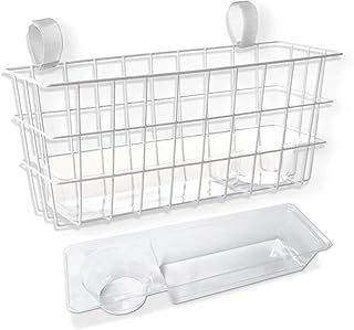 Zimmer Frame Basket | Walking Frame Basket | With Tray and Cup Holder | Perfect Zimmer Frame Accessory | Lightweight, Durable and Spacious | Easily Attaches