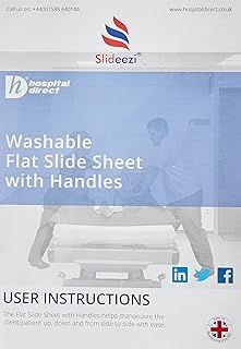 Slideezi Washable Flat Slide Sheet with Handles (Assorted Colors)