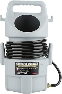 Shot Blasting Kit - 50lb Capacity 120PSI Portable Pneumatic Sand Blaster Gun with 15ft Hose & Hopper for Small and Medium-Sized Operations