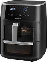Daewoo Actuate Dual Air Fryer 11L – 6L & 5L Drawers, Sync Finish, Digital Touchscreen, 1700W – Roast, Bake, Grill, Pizza, Chips – Large Family Air Fryer, Oil-Free Healthy Cooking, Energy Saving