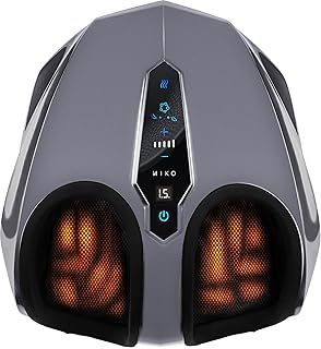 Foot Massager Machine with Deep-Kneading, Compression, Shiatsu, and Heat for Plantar Fasciitis, Neuropathy, Fits up to Men Size 12