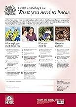 HSE Health And Safety Law Poster A3 FWC30/A3: what you need to know (Statutory Instruments 2024)