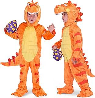 Spooktacular Creations Halloween Child Orange T-Rex Costume-3T