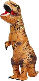 Inflatable Costume Trex Dinosaur Costumes Halloween Costume Fancy Dress for Adult (brown)