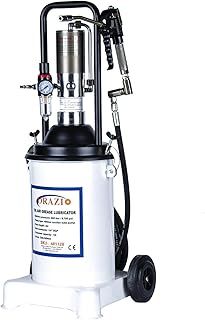 KATSU Pneumatic Grease Pump 13L Portable Air Grease Gun Dispenser Greaser Lubricator for Car Truck Machinery with 4m Hose and 600 Bar Pump Pressure 481128